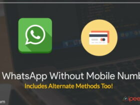 WhatsApp Without Mobile Number Trick