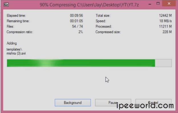 Highly Compression in Progress