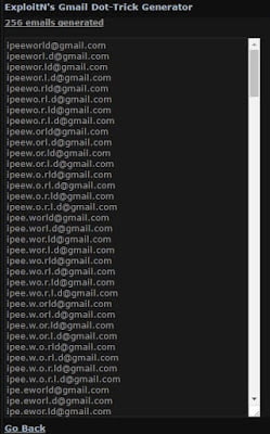 how to use gmail dot trick generator