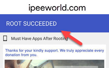 Android Rooted Successfully with Kingoroot