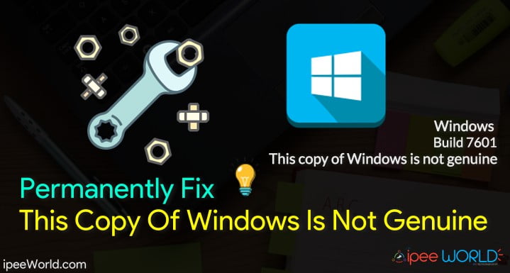 this copy of windows is not genuine