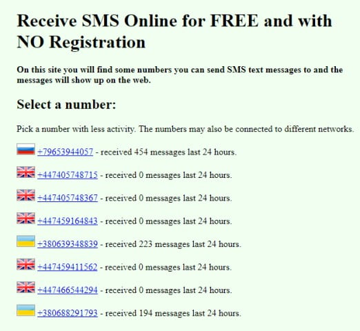 disposable mobile numbers united states