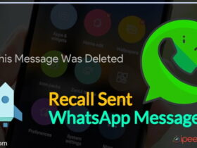 Recall Sent WhatsApp Messages