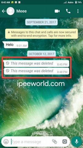 This Message Was Deleted WhatsApp