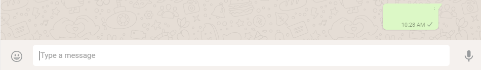  WhatsApp Blank Message Sent Successfully