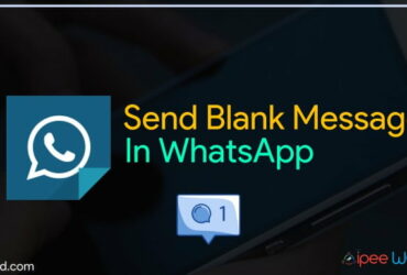 how to send blank message in whatsapp