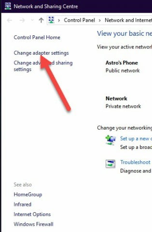 Change adapter settings to increase internet speed