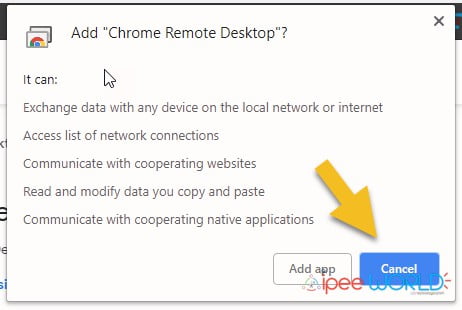 add google chrome remote desktop