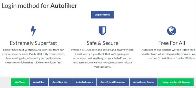 free auto liker software for twitter or instagram