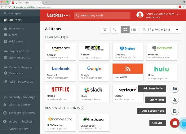 lastpass password manager