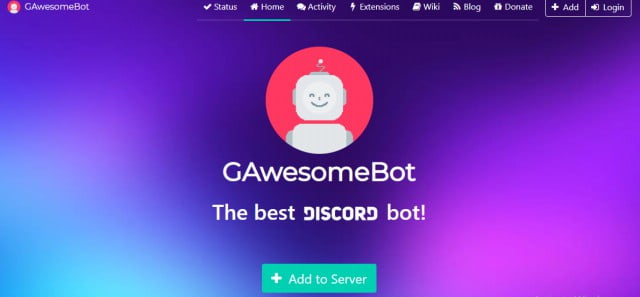 gawesome bot for discord