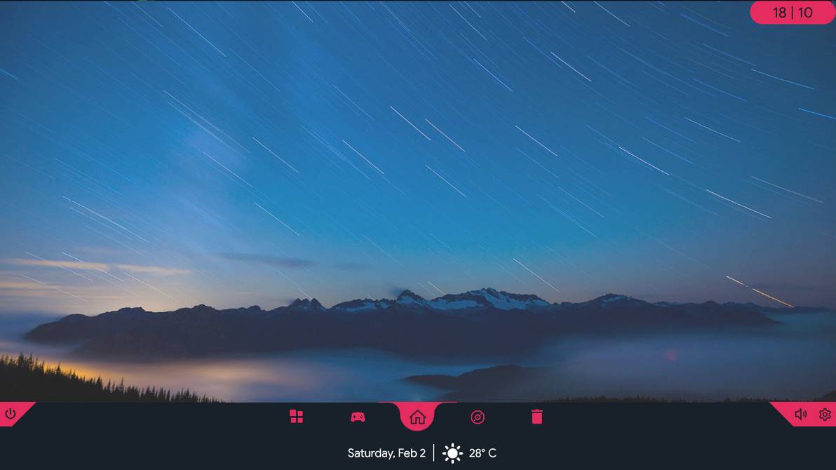 moderate rainmeter skin