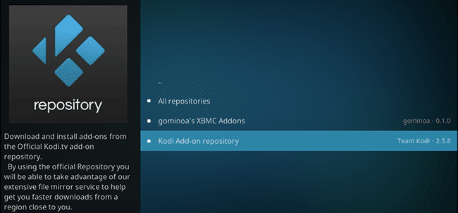 The Official Kodi Repository