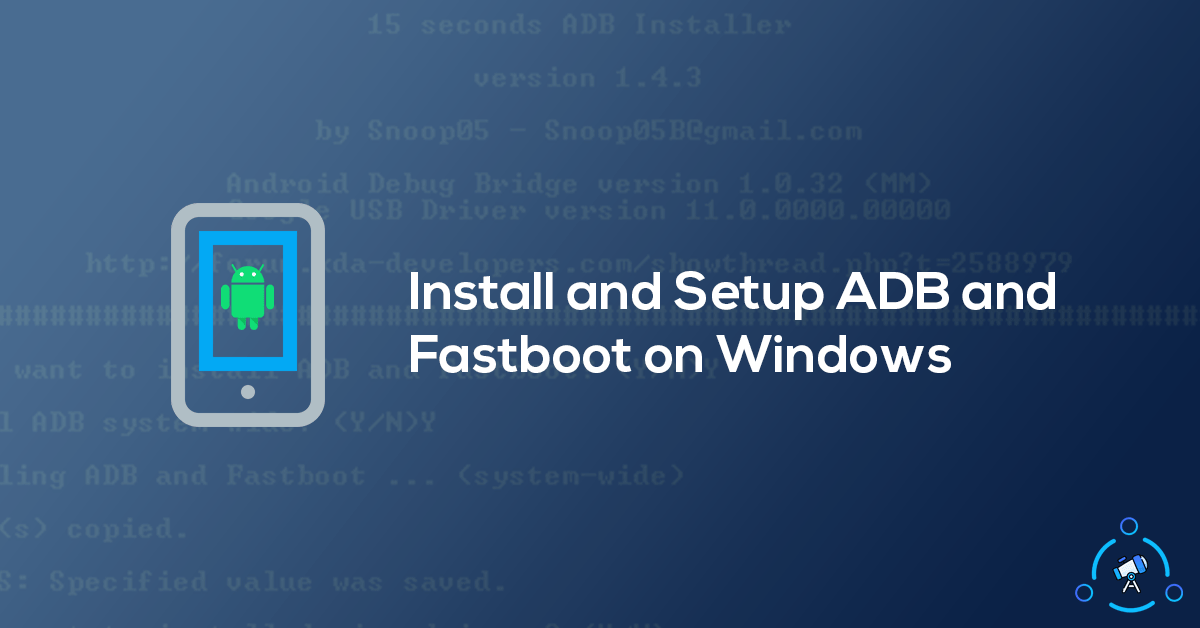 Adb Fastboot Download Windows _ Comment installer les drivers Android ...