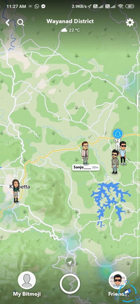 check if a person is online on snapchat