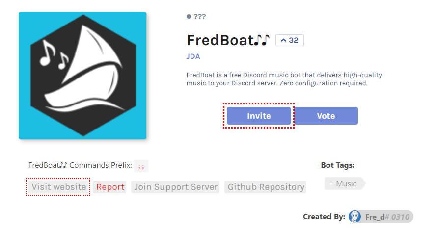 fredboat for discord
