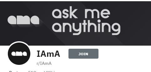 ask me anything subreddit