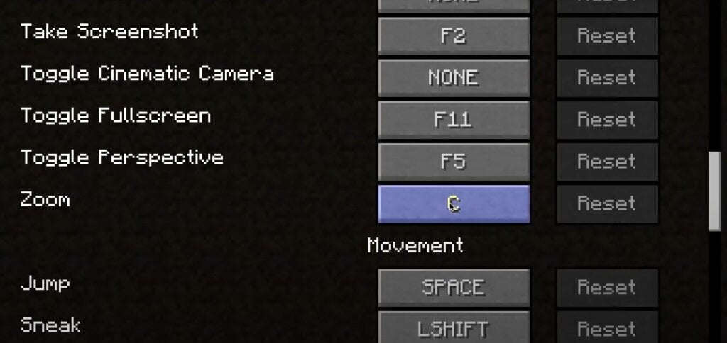 How To Zoom In On Minecraft Optifine