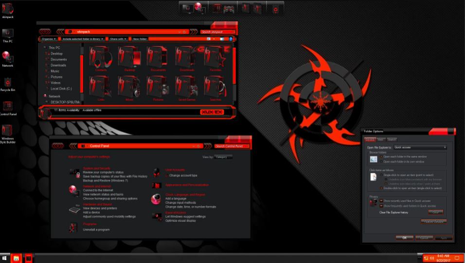 alienxred skin pack