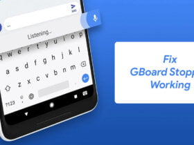fix gboard stopped working