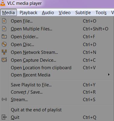 network stream vlc media player