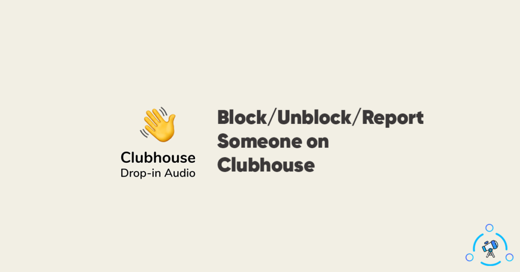 block someone on clubhouse