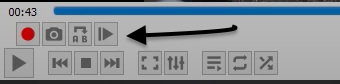 Frame by Frame Button in VLC Media Player