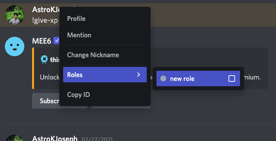 Assign a New Name Color to a User