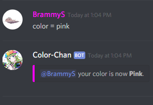 Color Chan Bot for Discord