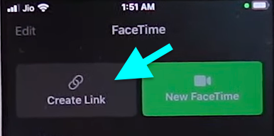 Create FaceTime Invite Link