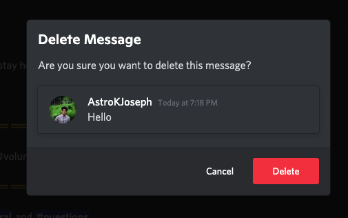 Delete Direct Messages on Discord