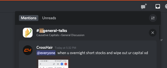 Discord Mention Notifications