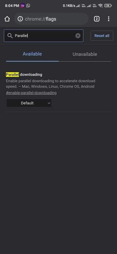 Parallel Downloading