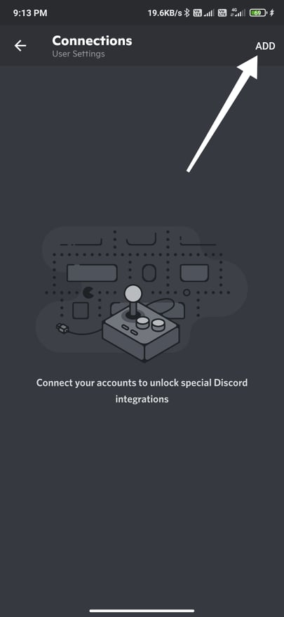 Add Connections to Discord