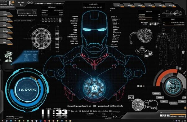 Jarvis Shield Interface