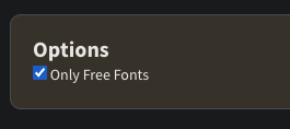 Only Free Fonts