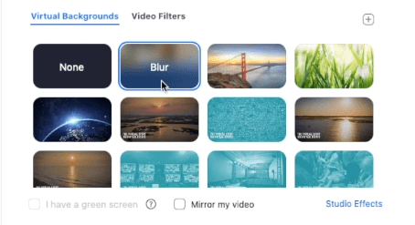 Select Blur Filter