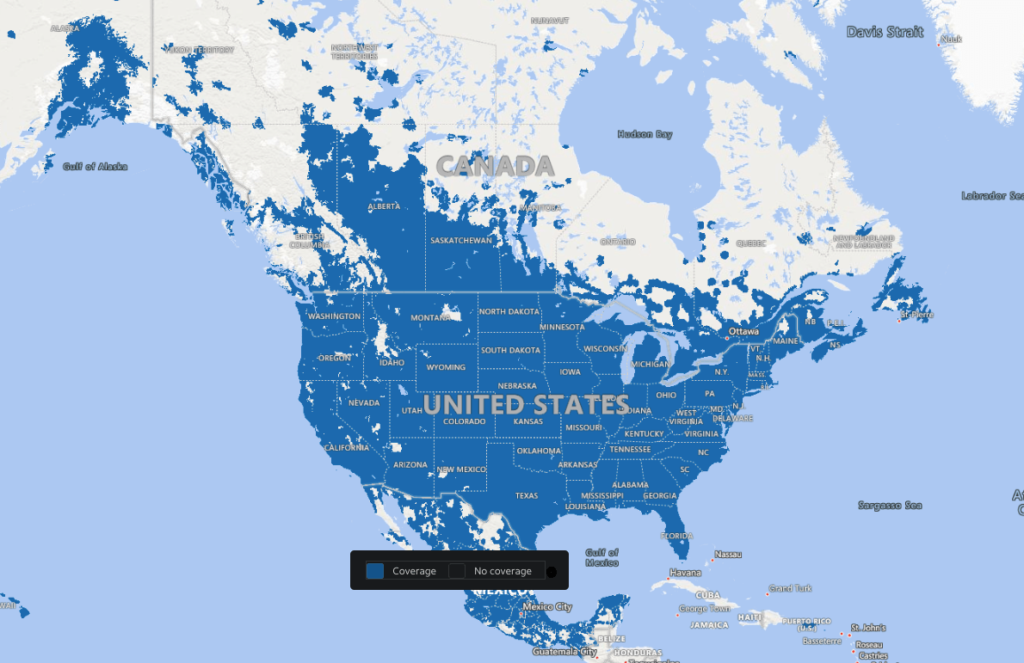 Efani Network Coverage