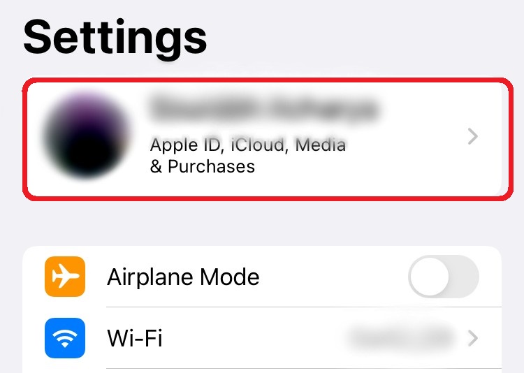 solve "Update Apple ID Settings" 