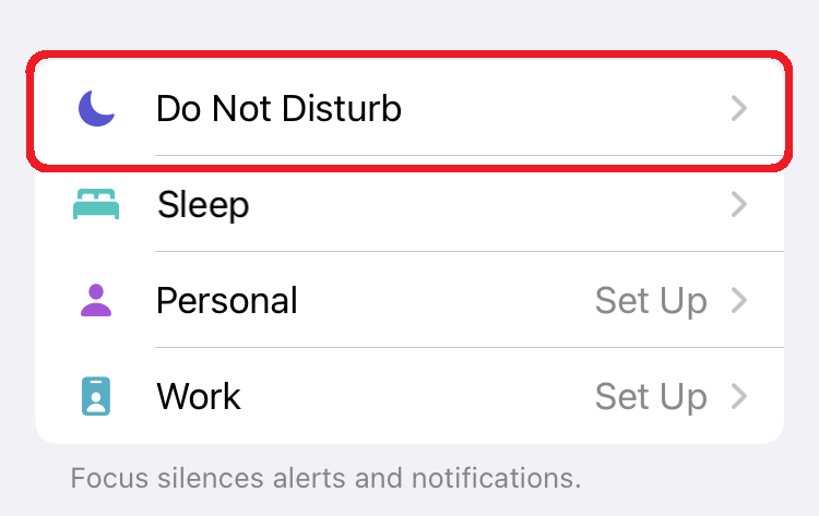 disable do not disturb for snapchat