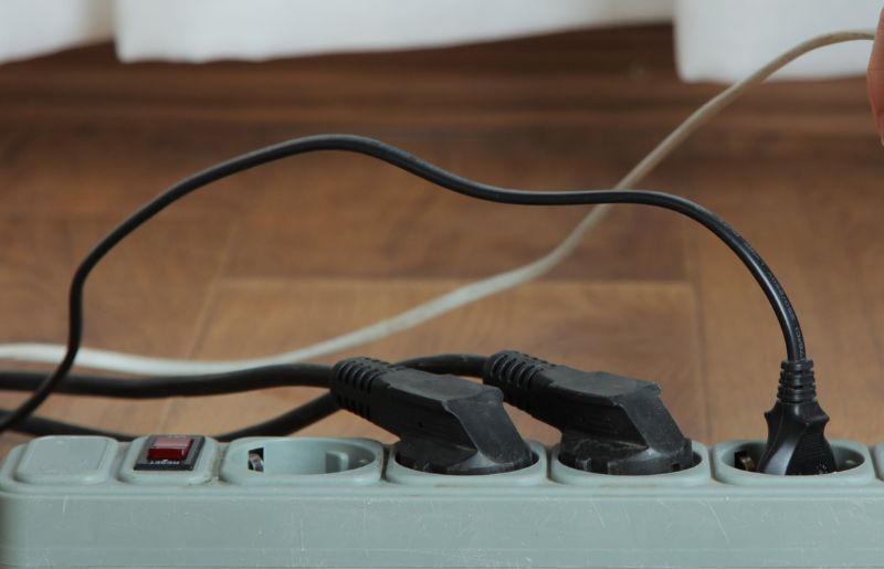 Check Extension Cord to fix Sharp TV