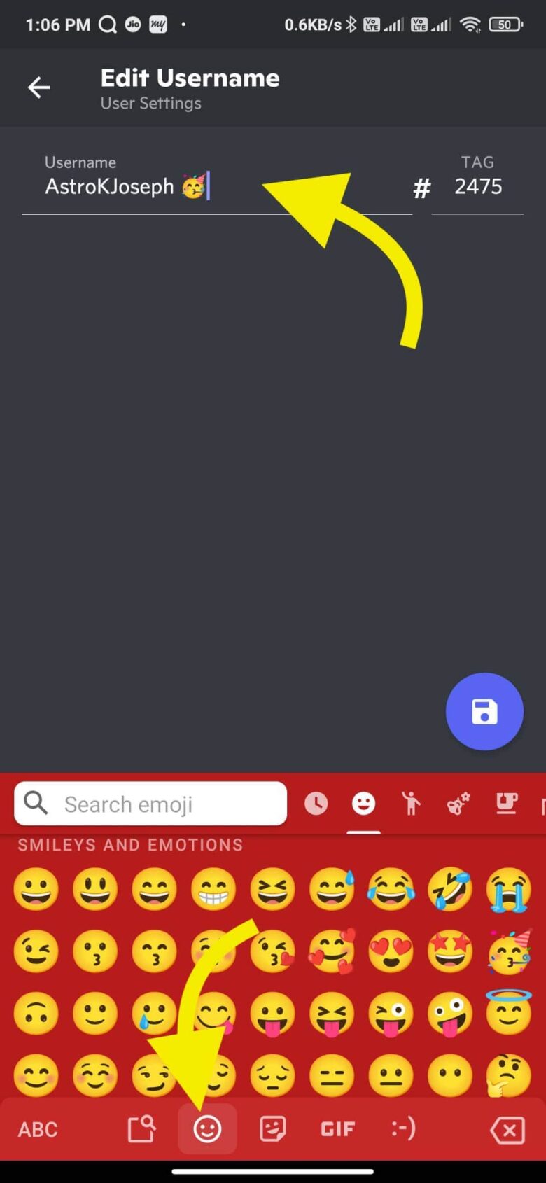 How to Put Emojis in your Discord Username