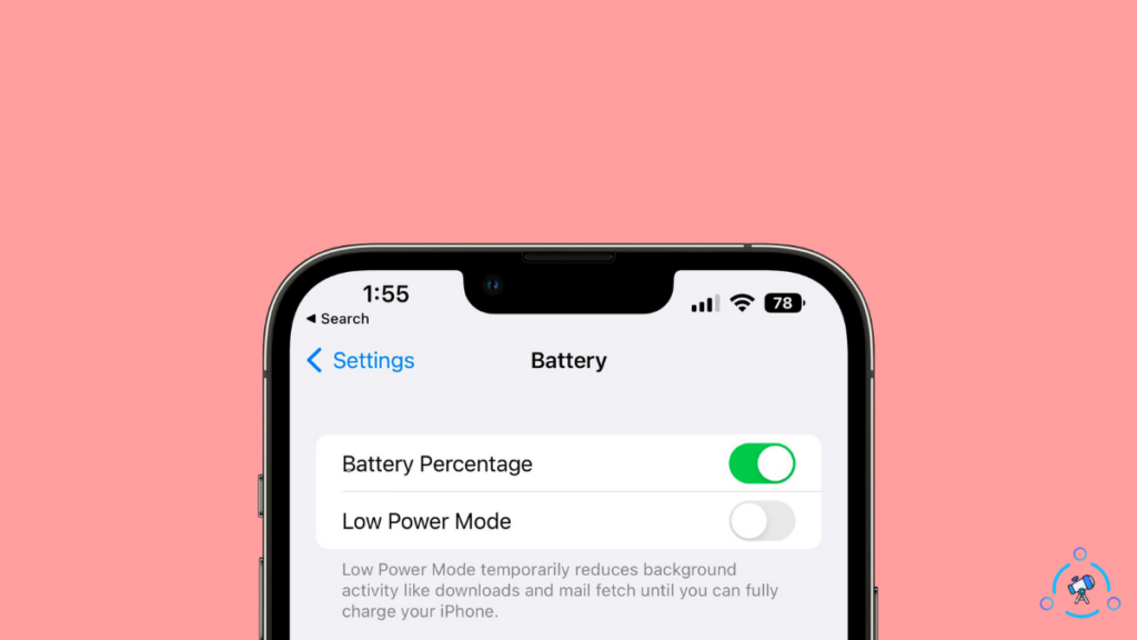 show battery percentage on iphone