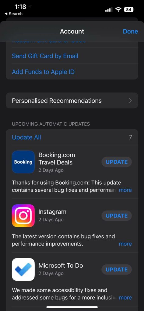 Update TikTok