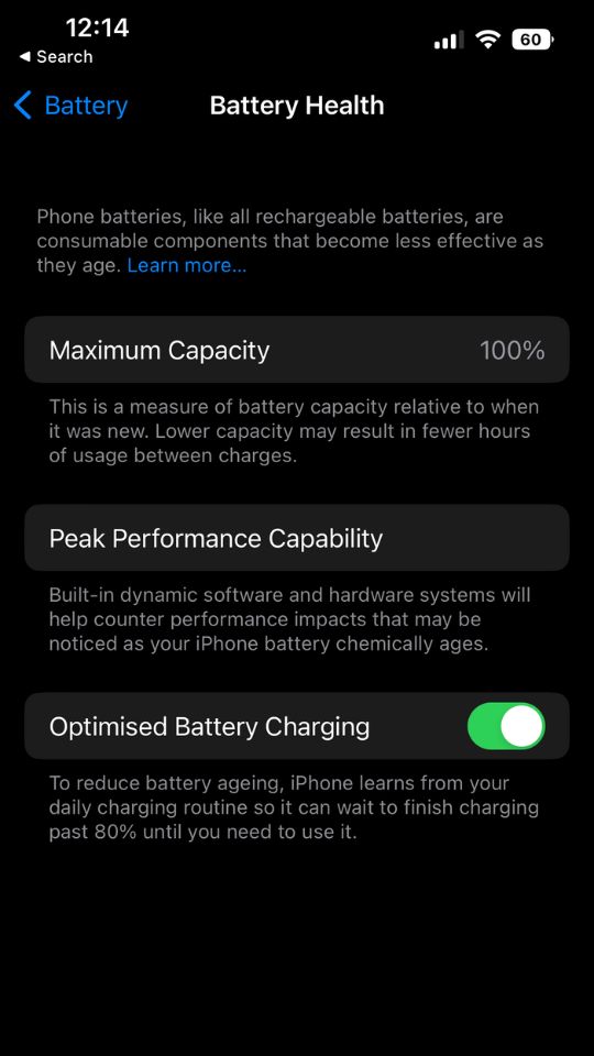 iPhone Battery Health