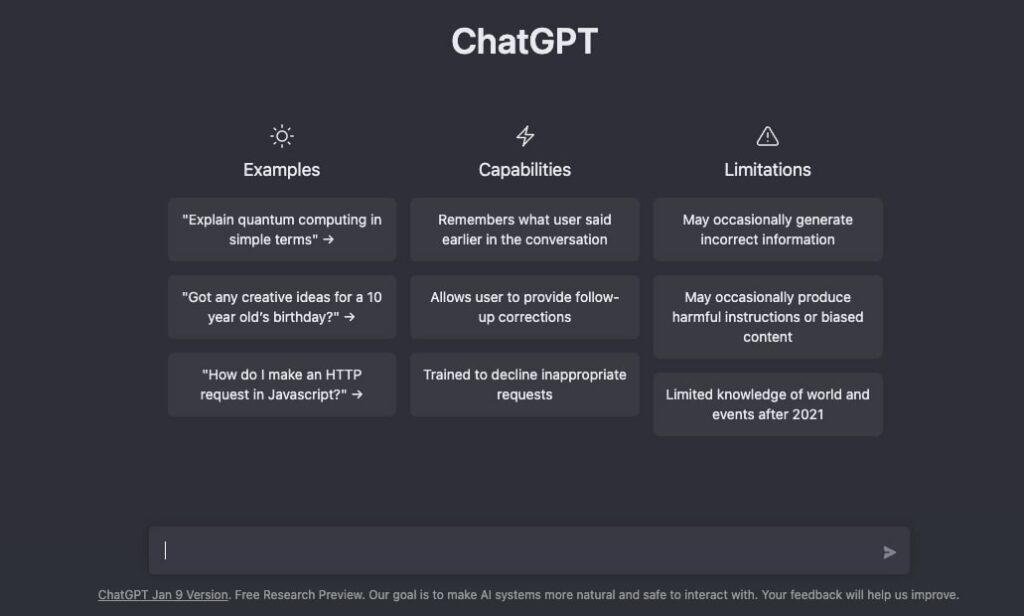 refresh to use chatgpt