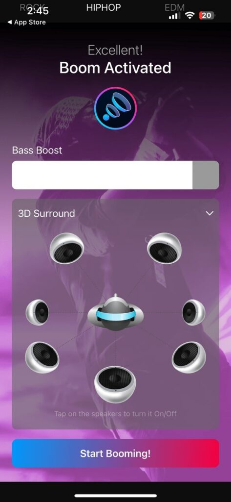 adjust 3d surround sound