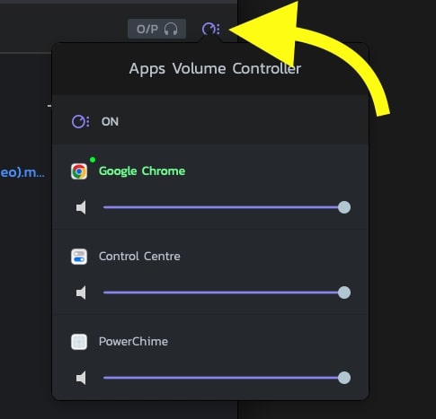 Apps Volume Controller