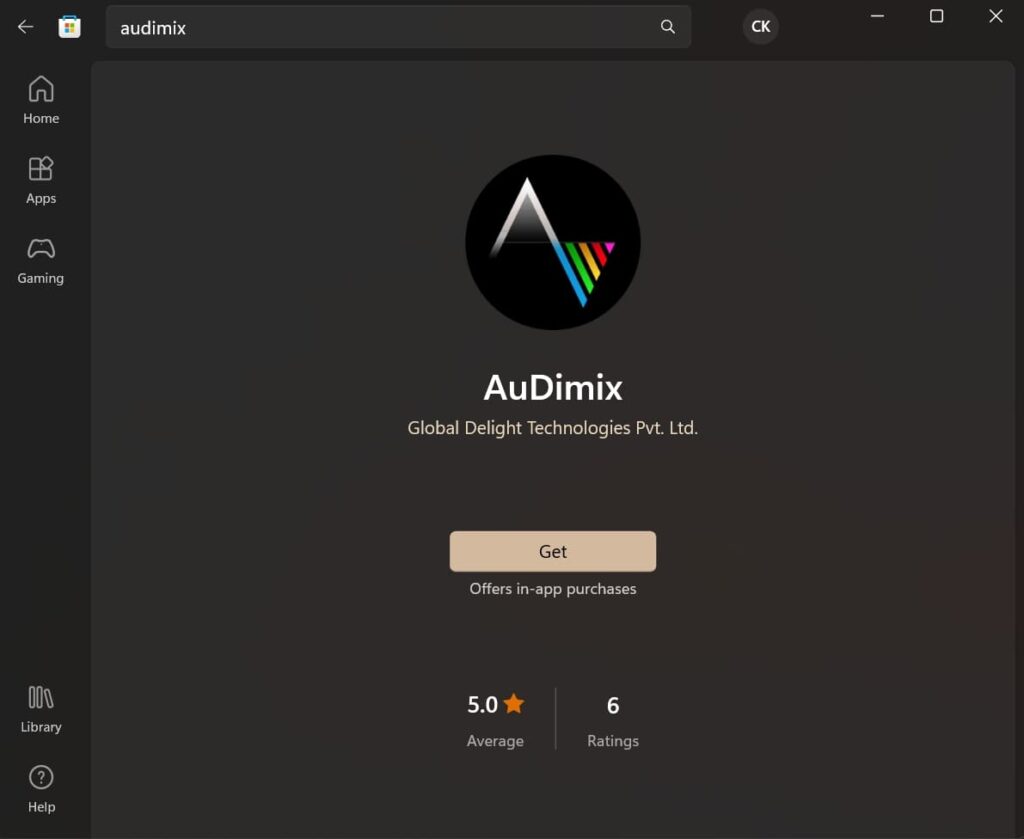 download audimix