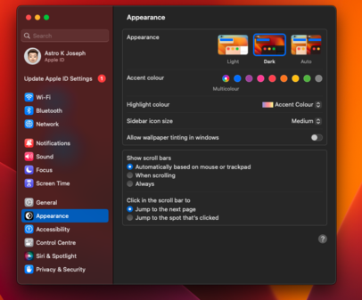 macos appearance settings